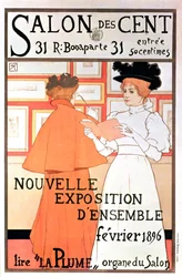 Plakat, das eine Ausstellung im 